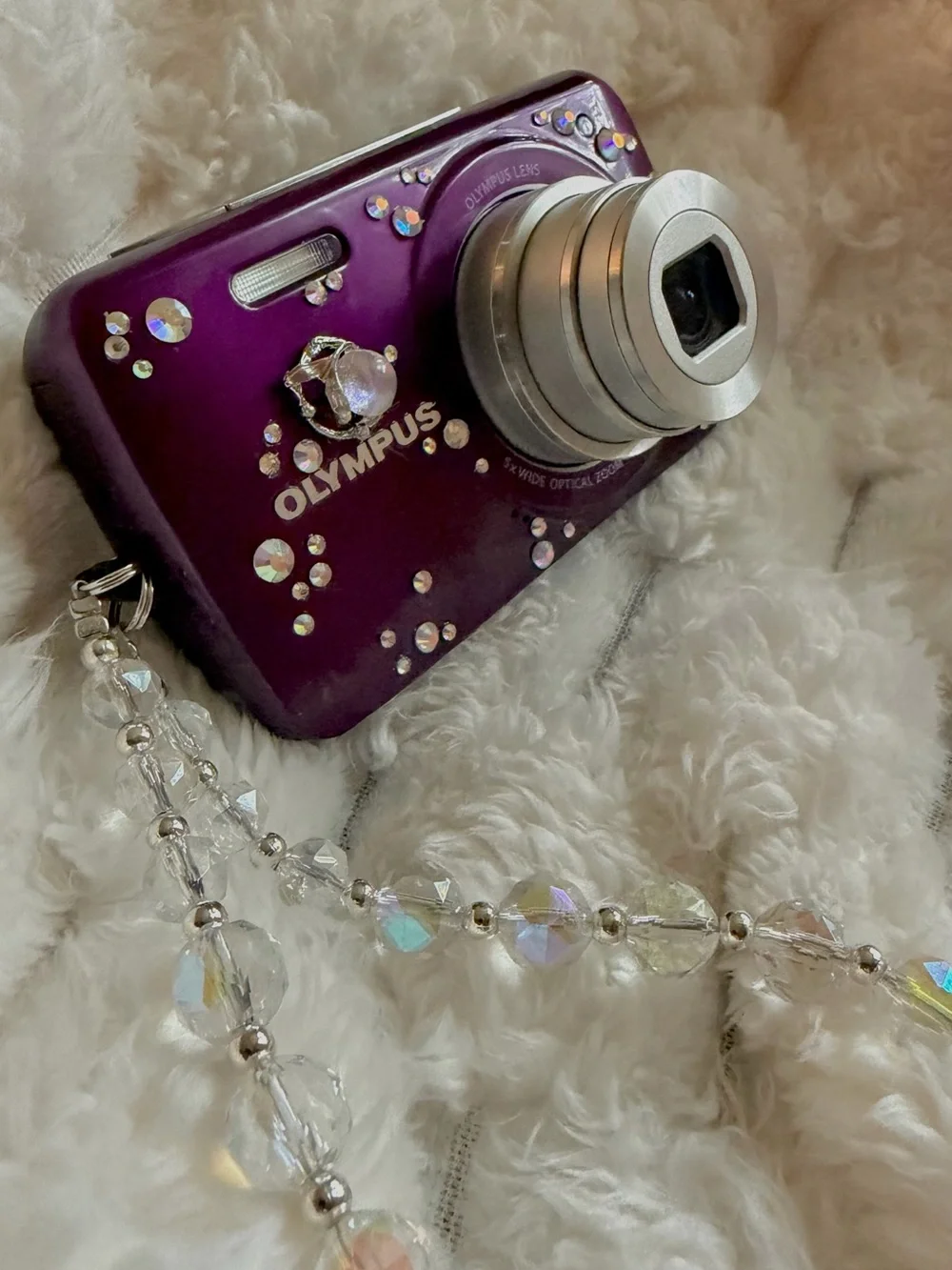 Custom Y2K Celestial Bling Digital Camera (Incl. Battery, Charger & SD Card)